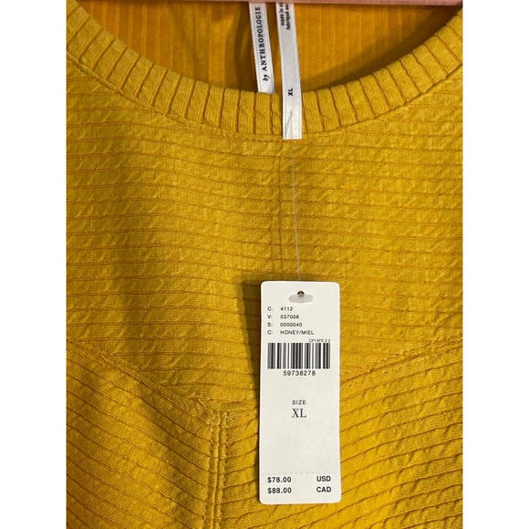 Anthropologie Bayleigh Cropped Top NWT Size XL - Picture 6 of 13